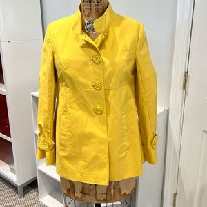 Talbots poplin cotton swing coat